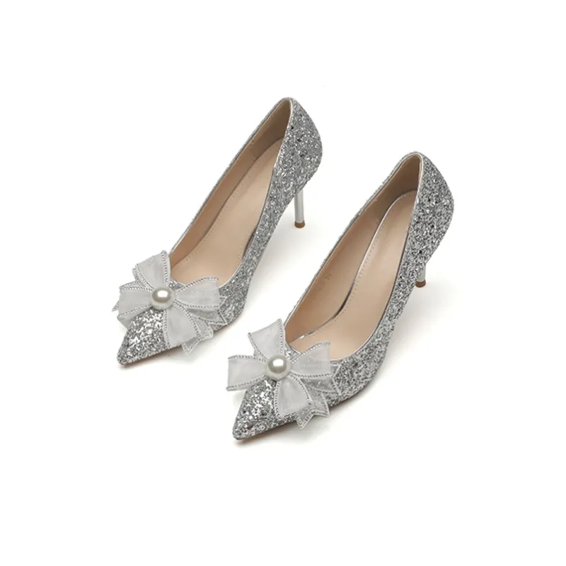 KATHRYN WILSON Galaxy Romantic Slim Heel High Heels 8.5cm Women's-1
