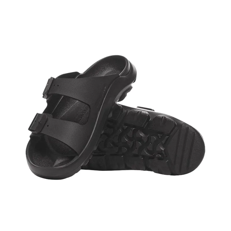Birkenstock Mogami Terra PU Polyurethane Abrasion Resistant Slide Slippers Unisex Black-4