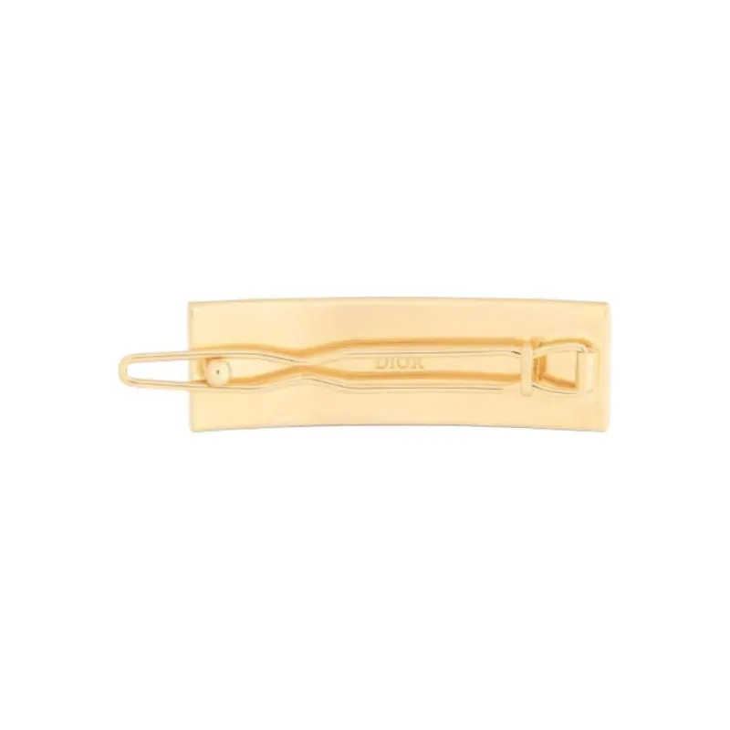 DIOR Metal Hair Clips Women's Gold-1