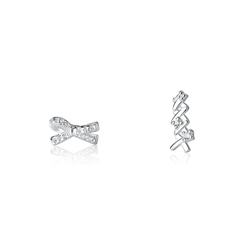 AIDIER 925 Sterling Silver Stud Earrings Women's-0