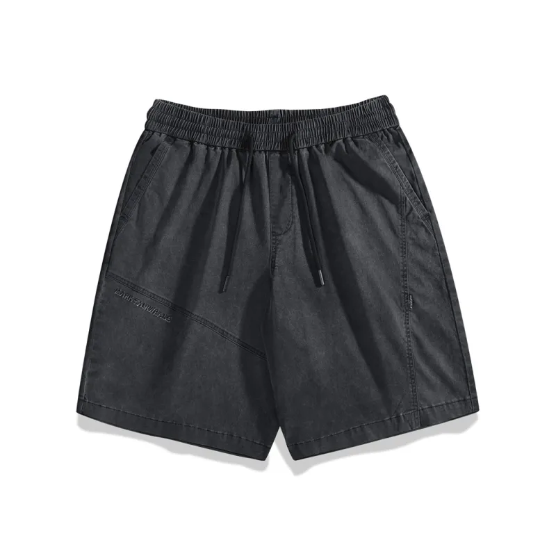 FAIRWHALE Casual Shorts Men Dark Gray-0