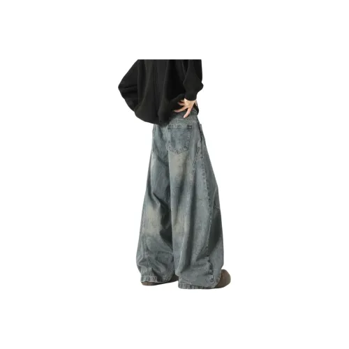 WKOOG Jeans Unisex Blue