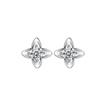 QIANFANGDAHUANGYE Zircon Stud Earrings Women's