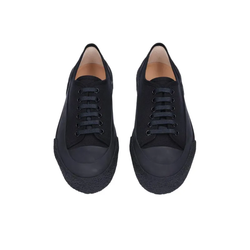 STUDIO NICHOLSON Low Top Canvas Shoes Unisex Marine Blue-3