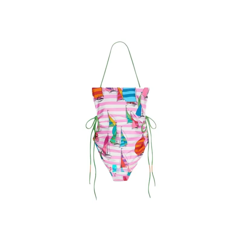 GUCCI One-piece Swimsuit Women's Pink-1