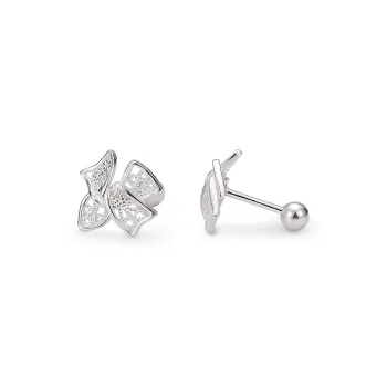 VASO S999 Fine Silver Stud Earrings Women's