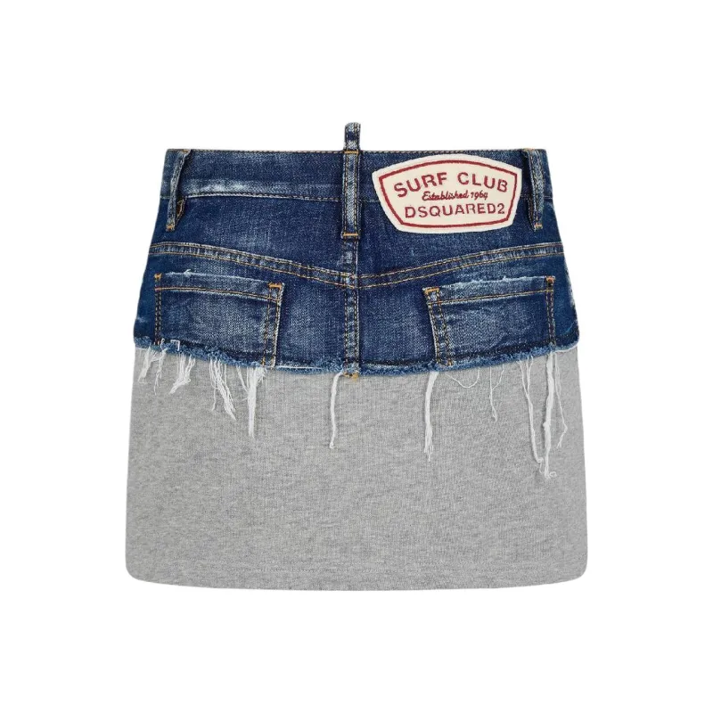 DSQUARED 2 Denim Short Skirts Women's Multicolor-1