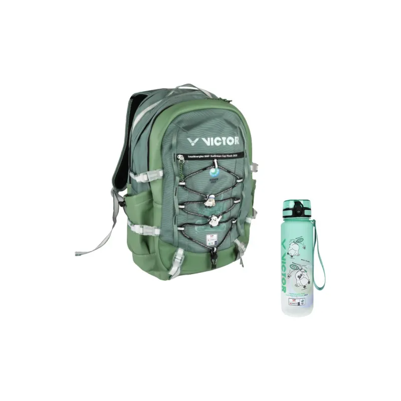 VICTOR Sudan Cup Collection Badminton Racket Bags Backpack Granite Green Unisex-5