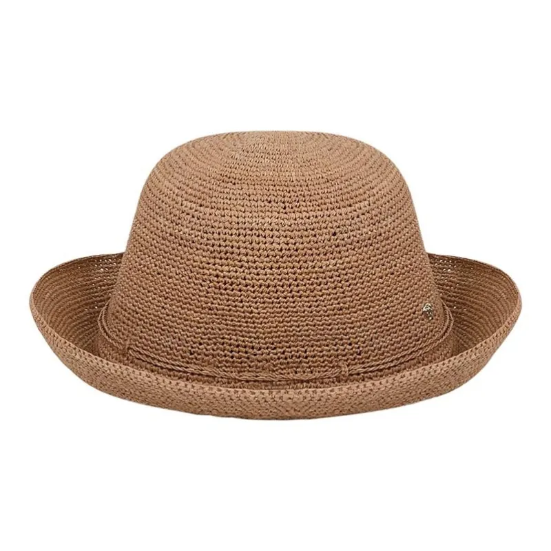 HELEN KAMINSKI Raffia Bucket Hats Unisex Brown-2