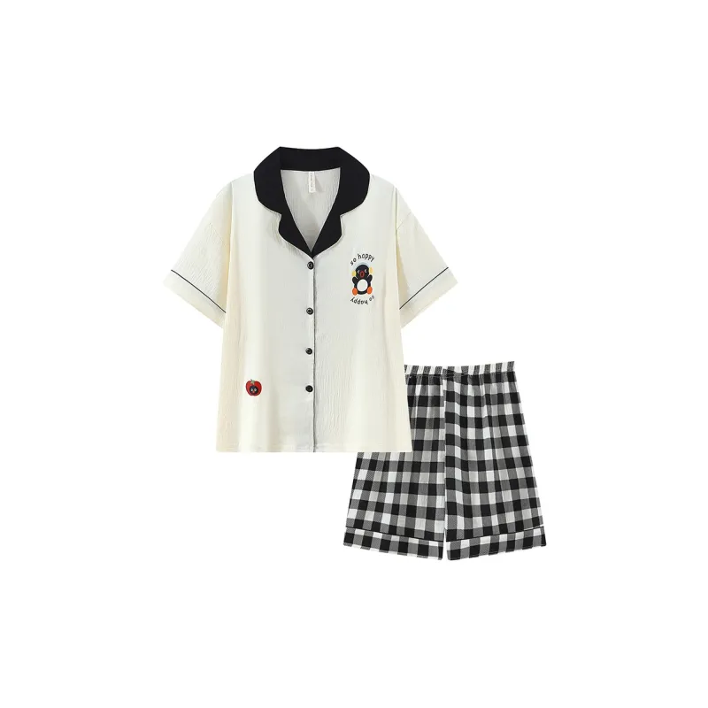 YUZHAOLIN Pajama Set Spring And Summer Women's-0