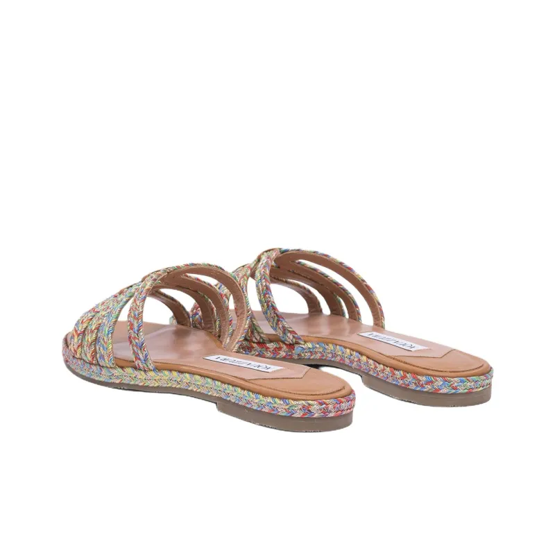 AQUAZZURA Slip Resistant Slide Slippers Women's Light Beige-3