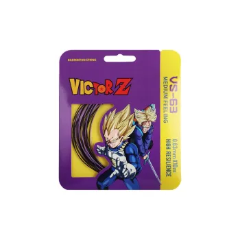 VICTOR Badminton Racket Strings Gothic/Free Purple Nylon Unisex 0.63mm X 10m