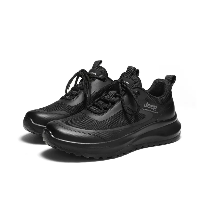 Jeep Low Top Outdoor Shoes Men's Black-2