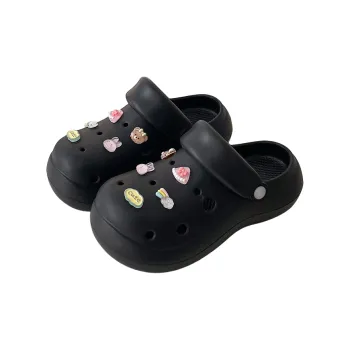 JINGEYU Spring Summer Girlish Minimalist Cute Versatile Women's Crystal Rabbit Shoe Flower DIY Slippers