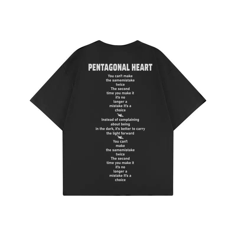 PENTAGONAL HEART T Shirt Unisex-0