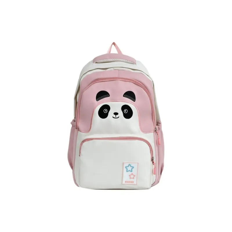 WICKBUEN Nylon Backpack Regular Unisex Black/Yellow/Blue/Pink-6