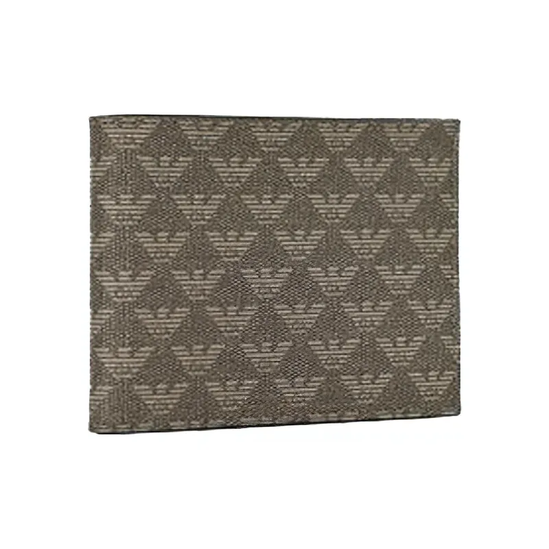 EMPORIO ARMANI Card Holder Wallet Men's Brown-1