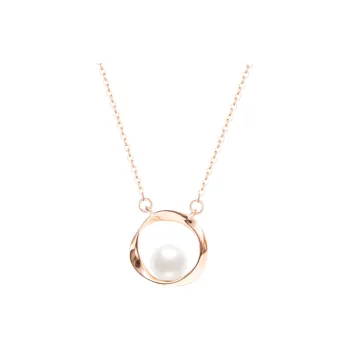 Lao Feng Xiang S925 Silver Necklaces Women's