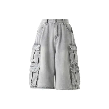 TELENT Denim Shorts Unisex Light Blue