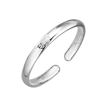 Silver Trim S 999 Fine Silver Sterling Silver Bracelets Women's