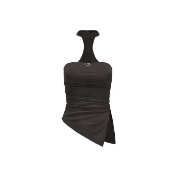 GIMING Strapless Tops Women's Gray