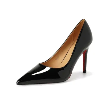 Lanza Pointed Toe Premium French Style Slim Heel High Heels Women's