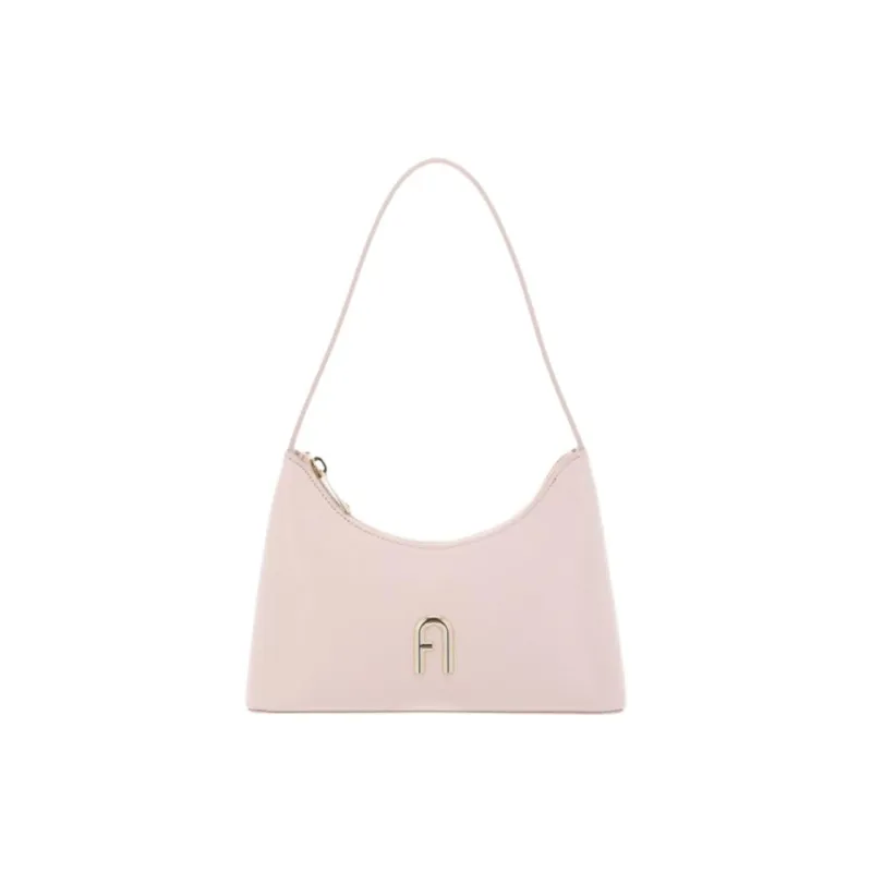 Furla Diamante Leather Shoulder Bag Mini Women's Pink-0