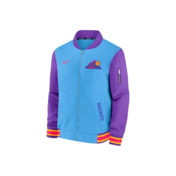 Nike Colorado Rockies Authentic Collection City Connect Men's Nike Mlb Full Zip Bomber Jacket
