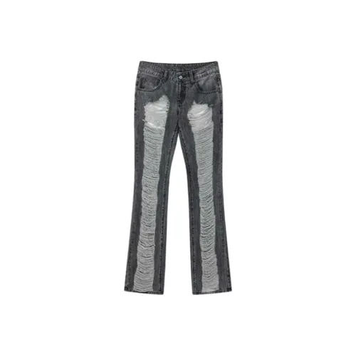 POLAR BEAR Jeans Women's Black Gray Color
