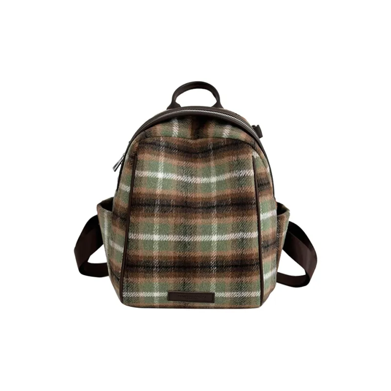 Yalu Nylon Backpack Women's Green/Red-0