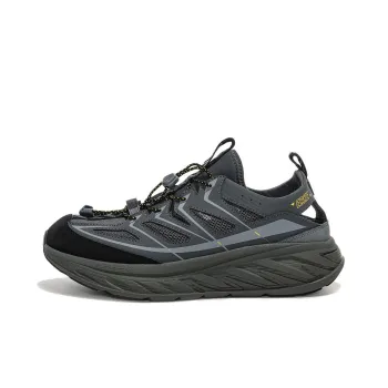 Erke Wear resistant And Lightweight Low Top Casual Running Shoes Men's Gray Black