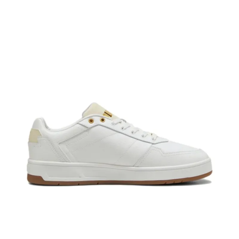 PUMA Court Classic Anti Slip Wear Resistant Low Top Skateboard Shoes Unisex White-1