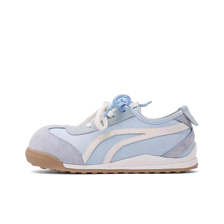 WJA Skateboard Shoes Women's Low Top Pink/Blue/Beige/Yellow-5