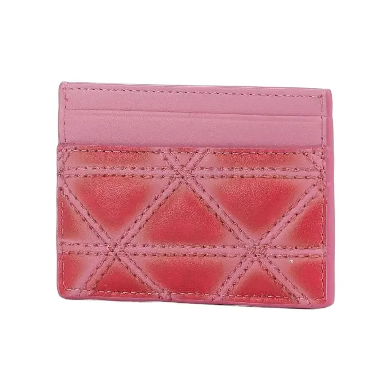 Vivienne Westwood Lambskin Card Holder Women's Pink-1