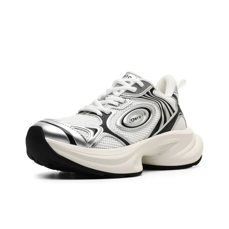 Hong Kong Meng Slip Resistant, Abrasion Resistant, Breathable Low Top Chunky Sneakers Unisex-6