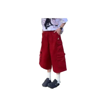 Weles Cargo Shorts Unisex Red