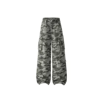 PISYPOX Cargo Pants Unisex Camouflage