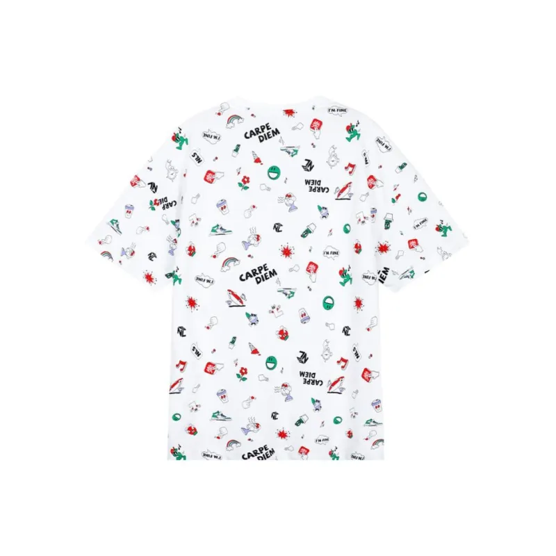 QIAODAN T Shirt Men's Jordan White Print-1