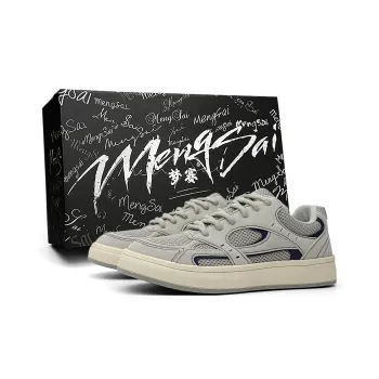 Mengsai Cushioning, Wear Resistant Low Top Skateboard Shoes Men's Gray