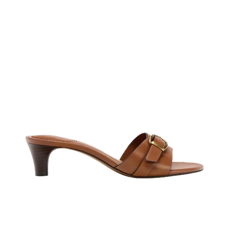 ZARA PU Polyurethane Slip Resistant Slide Slippers Women's Brown-1