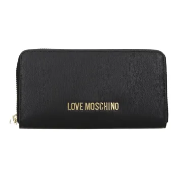 LOVE MOSCHINO PU Polyurethane Wallet Women's Black