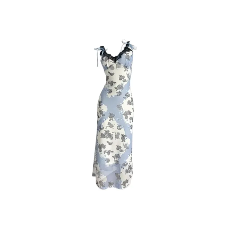 YGPRW Slip Dresses Women's Purple-0