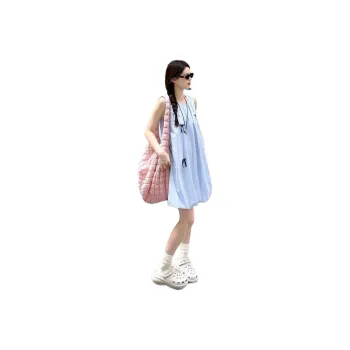 GOSO Sleeveless Dresses Women's Blue