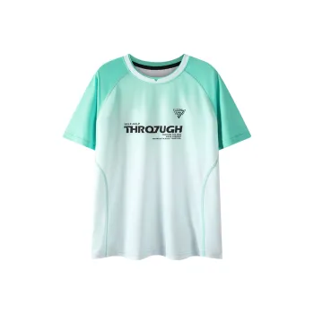 P.R IND Badminton Jersey Unisex Gradient Green Shadow