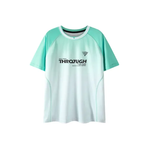 P.R IND Badminton Jersey Unisex Gradient Green Shadow