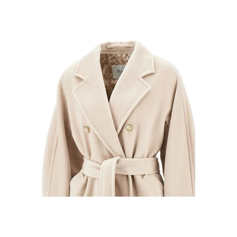 MaxMara Ticino Double Breasted Belted Coat-3