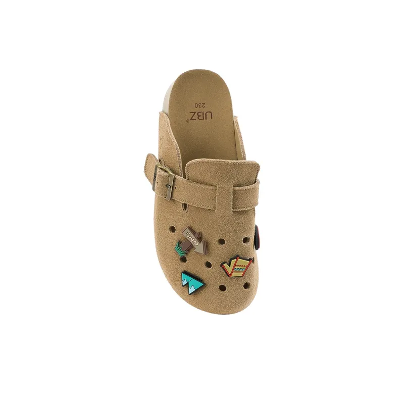 UBZ Rubber Sole Quiet Abrasion Resistant Closed Toe Slippers Women's-2
