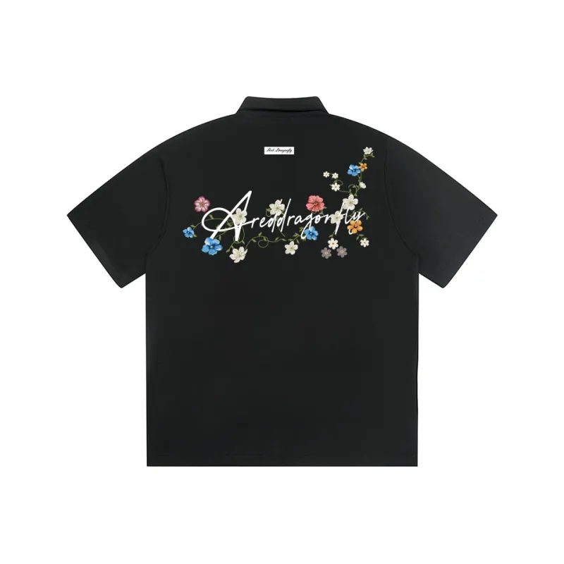 RED DRAGONFLY Polo Shirt Unisex-1