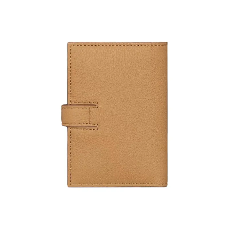 DIOR Cow Leather Wallet Unisex Brown-2