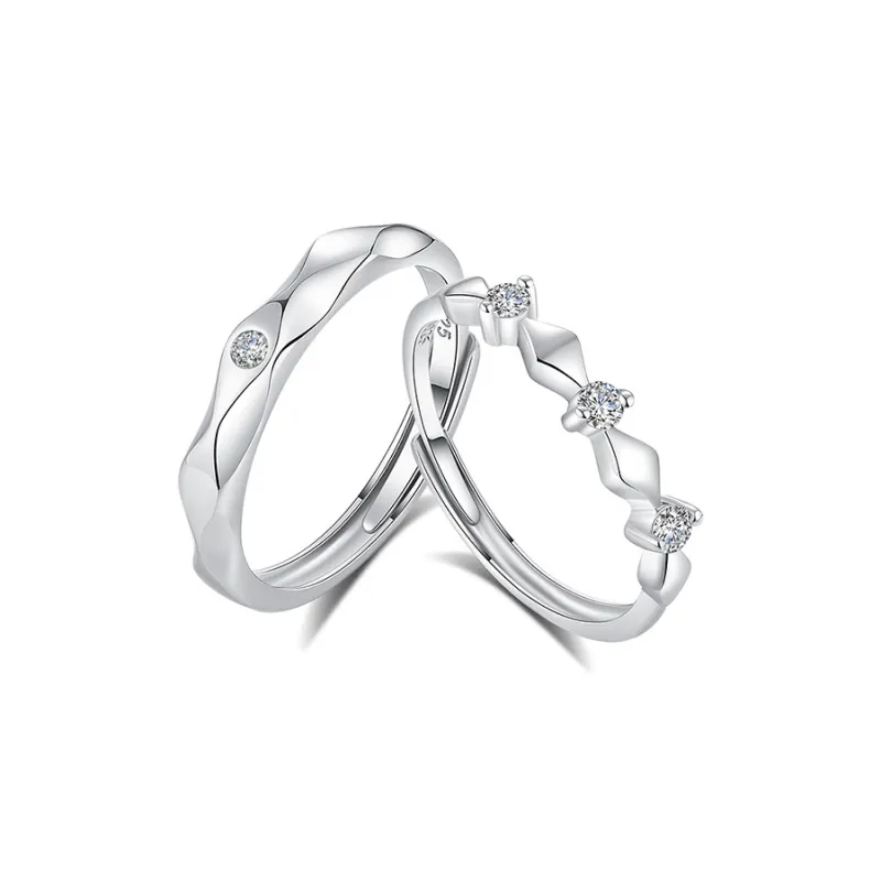 JKEM 925 Sterling Silver Rings Unisex-0